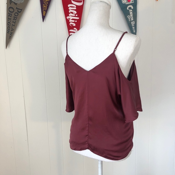 Wilfred Silk Cold Shoulder "Draveil" Blouse - Picture 3 of 4